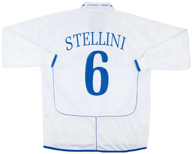Errea 2002-03 Como Match Issue Away Shirt Stellini #6