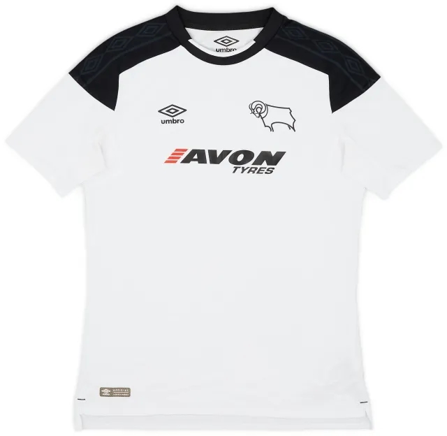 Umbro 2017-18 Derby County Home Shirt - 9/10 - (XL.Boys)