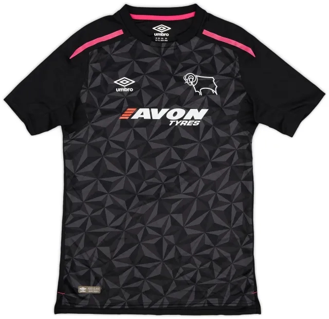 Umbro 2017-18 Derby County Third Shirt - 10/10 - (XL.Boys)