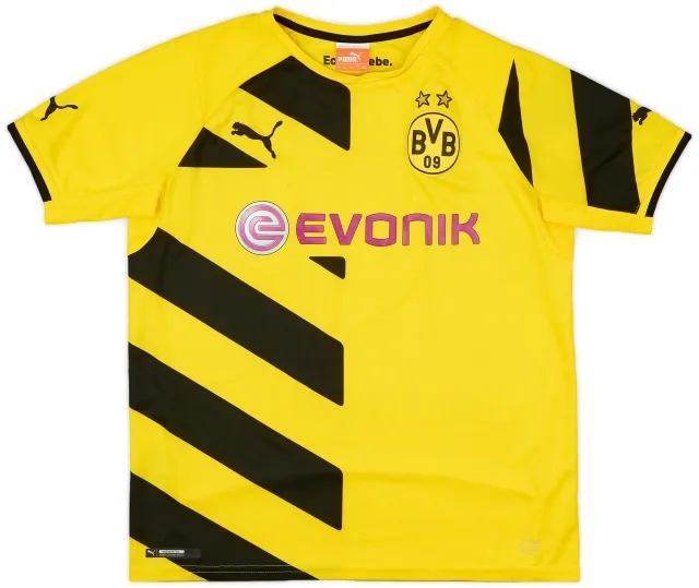 Puma 2014-15 Borussia Dortmund Home Shirt - 7/10 - (XL.Boys)