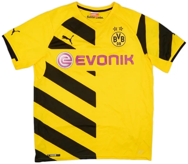 Puma 2014-15 Borussia Dortmund Home Shirt - 8/10 - (L)