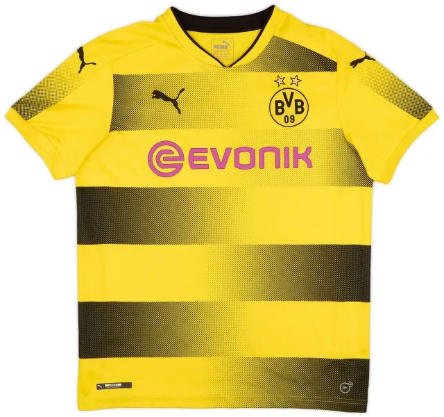 Puma 2017-18 Borussia Dortmund Home Shirt - 9/10 - (XL.Boys)