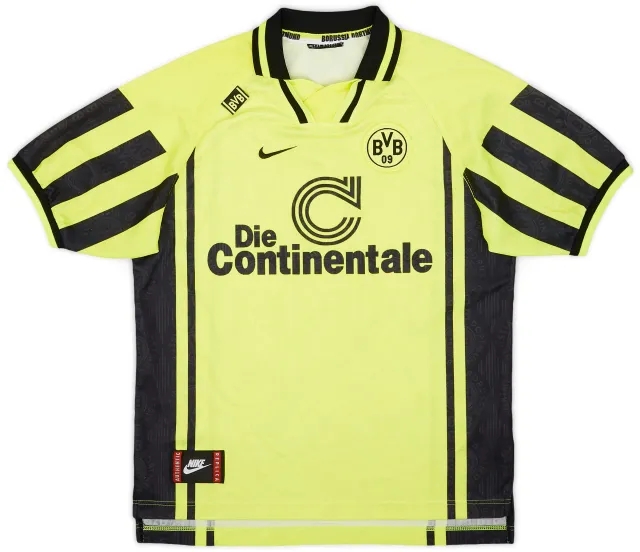 Nike 1996-97 Borussia Dortmund Home Shirt - 8/10 - (XL.Boys)