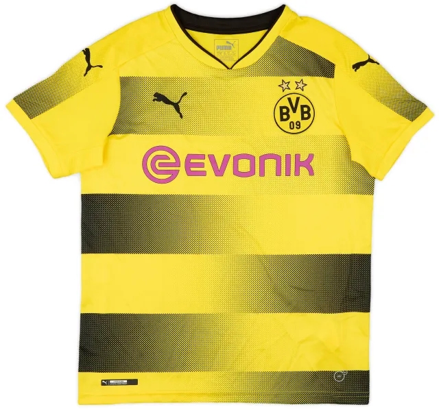 Puma 2017-18 Borussia Dortmund Home Shirt - 9/10 - (L.Boys)