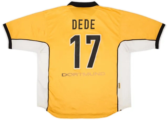 Nike 1998-00 Borussia Dortmund Home Shirt Dede #17 - 4/10 - (XXL)
