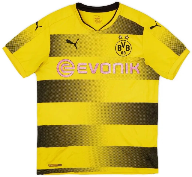 Puma 2017-18 Borussia Dortmund Home Shirt - 5/10 - (M)