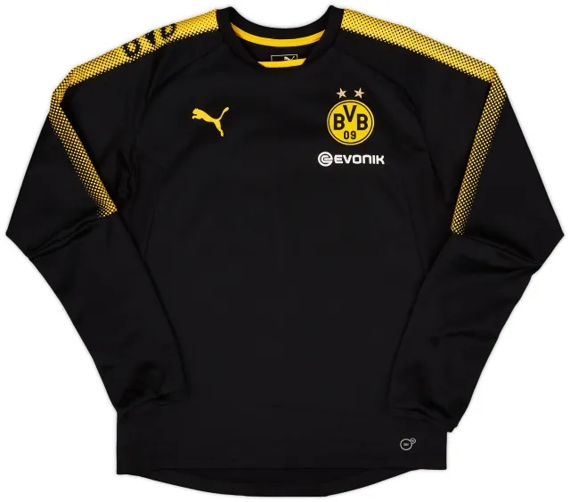 2017-18 Borussia Dortmund Puma Sweat Top - 6/10 - (M)