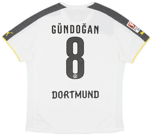 Puma 2013-15 Borussia Dortmund Authentic Third Shirt Gundogan #8 - 7/10 - (XXL)