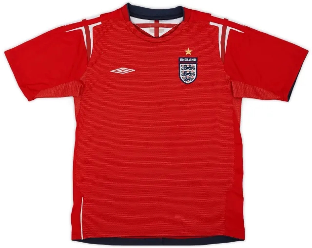 Umbro 2004-06 England Away Shirt - 8/10 - (XL.Boys)