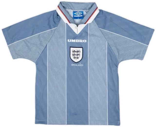 Umbro 1996-97 England Away Shirt - 8/10 - (L.Boys)