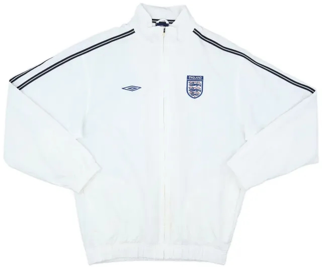 2001-02 England Umbro Track Jacket - 5/10 - (M)