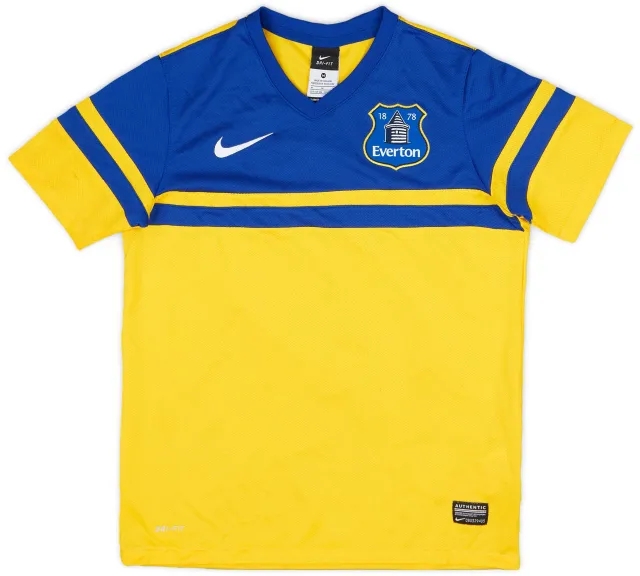 Nike 2013-14 Everton Away Shirt - 8/10 - (M.Boys)