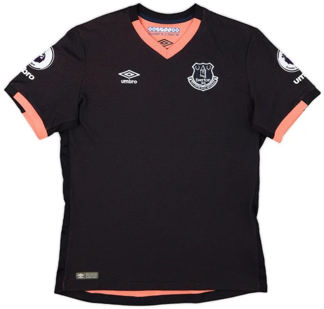 Umbro 2016-17 Everton Away Shirt - 6/10 - (XL.Boys)