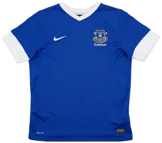 Nike 2012-13 Everton Home Shirt - 9/10 - (XL.Boys)