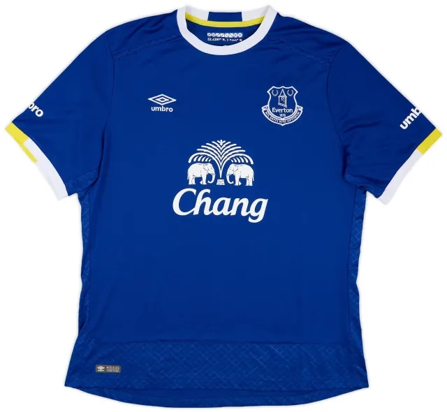 Umbro 2016-17 Everton Home Shirt - 9/10 - (XL)