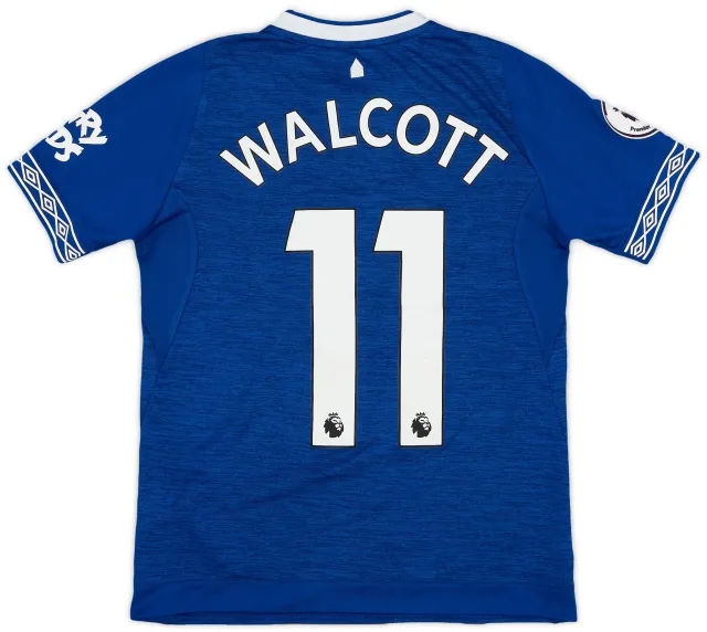 Umbro 2018-19 Everton Home Shirt Walcott #11 - 9/10 - (L.Boys)