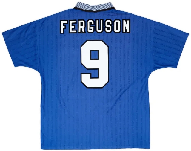 Umbro 1995-97 Everton Home Shirt Ferguson #9 - 6/10 - (XL)