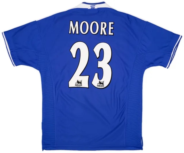 Umbro 1999-00 Everton Home Shirt Moore #23 - 9/10 - (L)