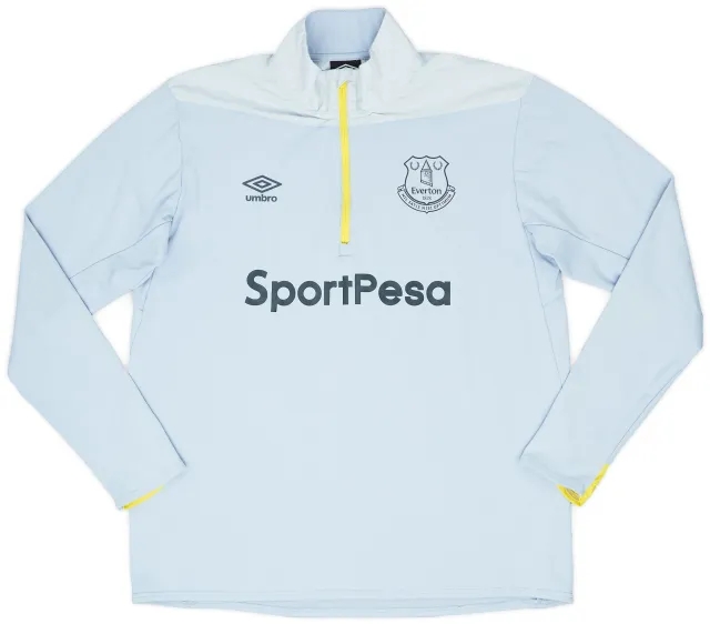 2018-19 Everton Umbro 1/4 Zip Training Top - 9/10 - (XL)