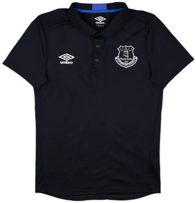 2017-18 Everton Umbro Polo Shirt - 9/10 - (S)