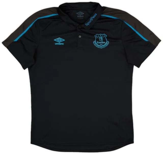 2017-18 Everton Umbro Polo Shirt - 7/10 - (L)