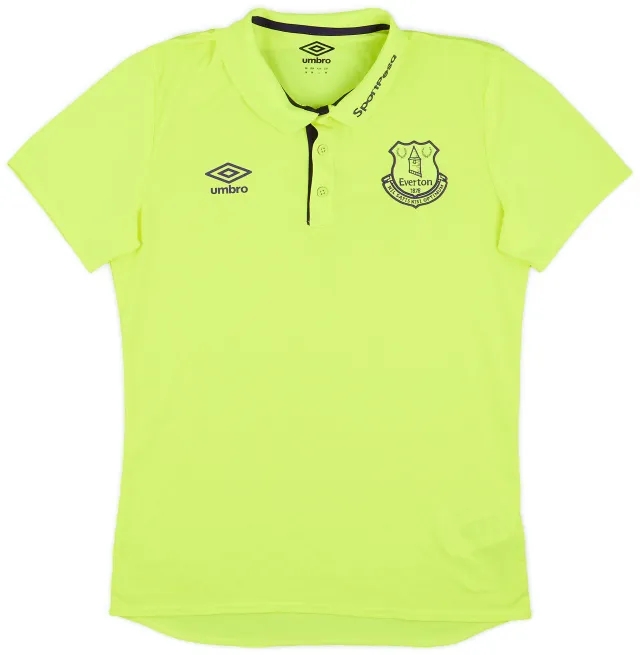 2018-19 Everton Umbro Polo Shirt - 9/10 - (M)