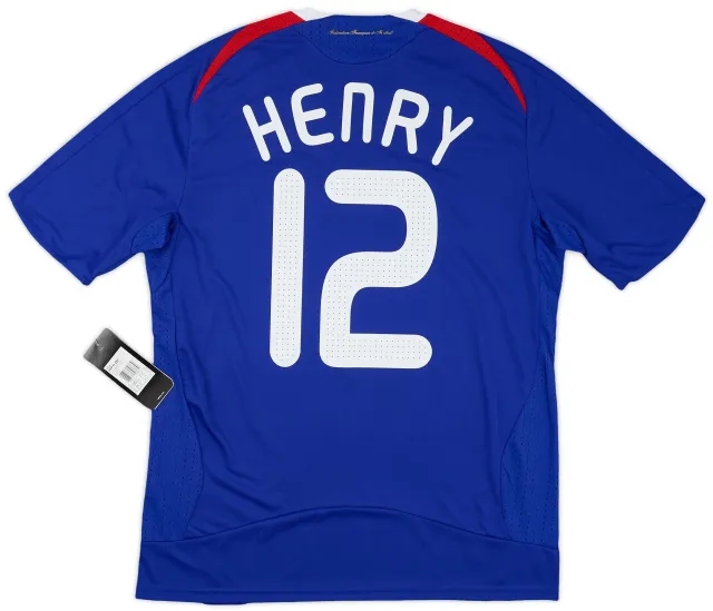 adidas France Mens SS Home Shirt 2007