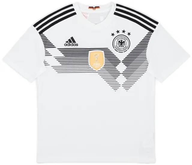 adidas 2018-19 Germany Home Shirt - 9/10 - (L.Boys)