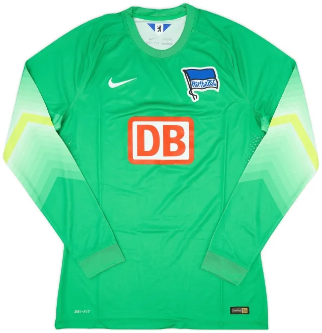 Nike 2014-15 Hertha Berlin Player Issue GK Shirt - 10/10 - (L)