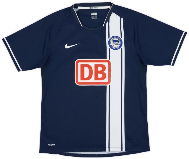 Nike 2007-08 Hertha Berlin Home Shirt - 7/10 - (S)