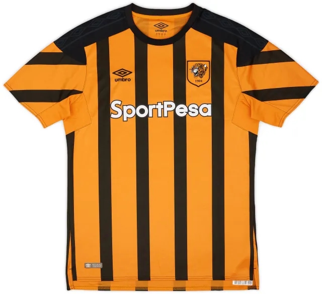 Umbro 2017-18 Hull City Home Shirt - 9/10 - (L)