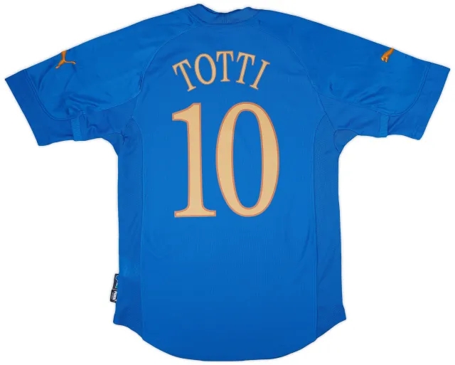 Puma 2004-06 Italy Home Shirt Totti #10 (S)