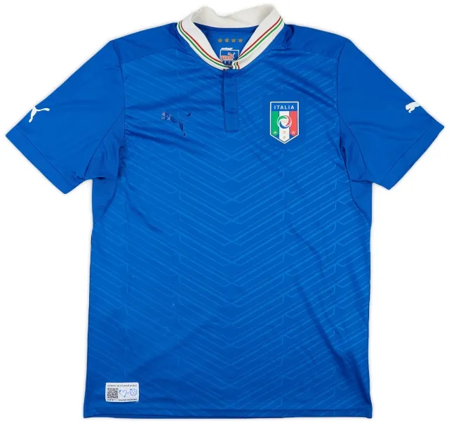 Puma 2012-13 Italy Home Shirt - 4/10 - (L)