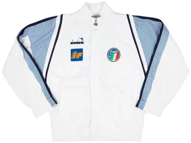 1988-90 Italy Diadora Track Jacket - 8/10 - (L)
