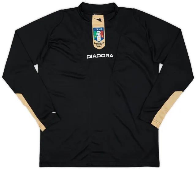 2007-09 Italy Diadora Referee L/S Shirt - 8/10 - (M)