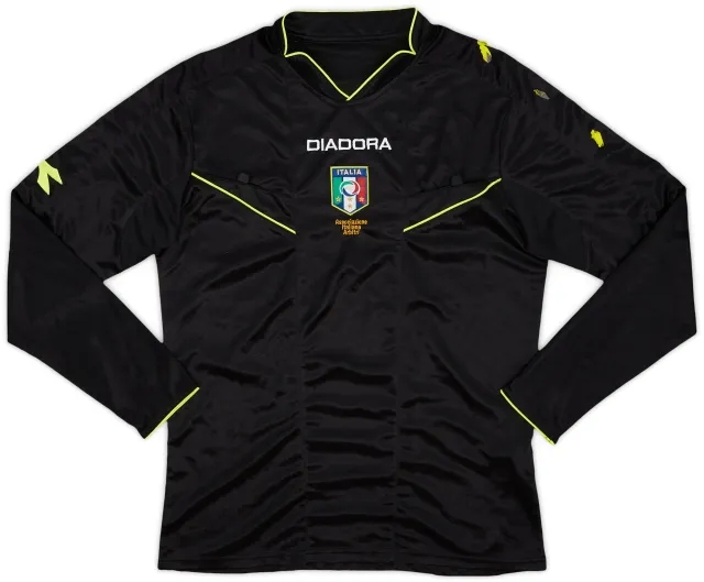 2013-14 Italy Diadora Referee L/S Shirt - 5/10 - (L)