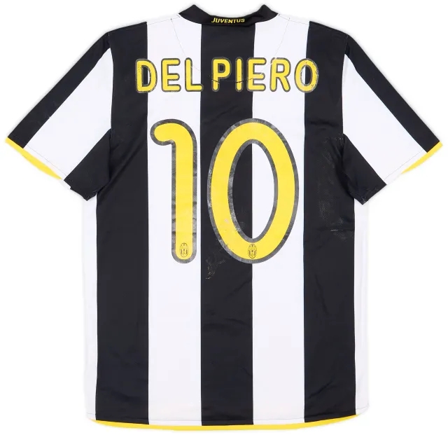 Nike 2008-09 Juventus Signed Home Shirt Amauri #8 - 5/10 - (L)
