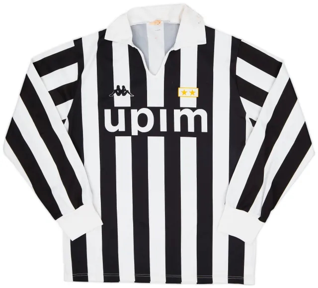 Kappa 1989-90 Juventus Basic Home L/S Shirt #11 - 6/10 - (L)