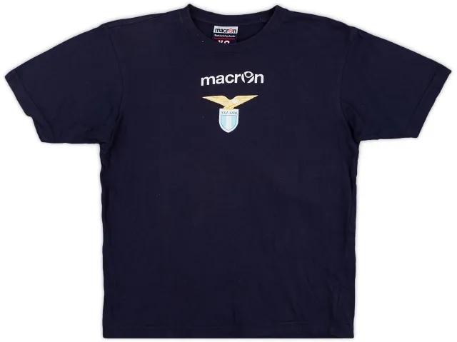 2012-13 Lazio Macron Cotton Tee - 8/10 - (XS)