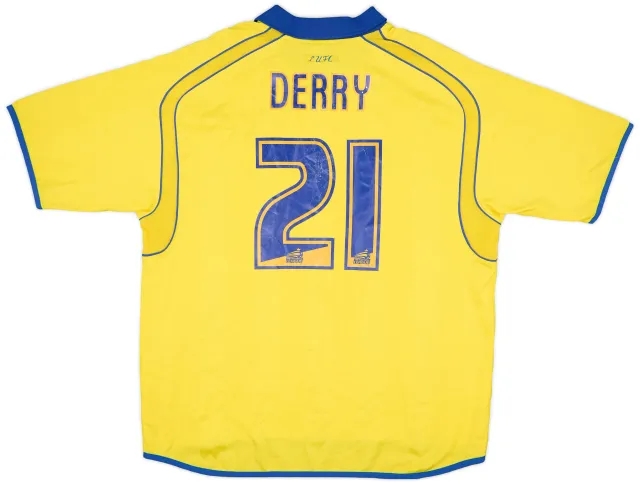Admiral 2006-07 Leeds United Away Shirt Derry #21 - 7/10 - (XL)