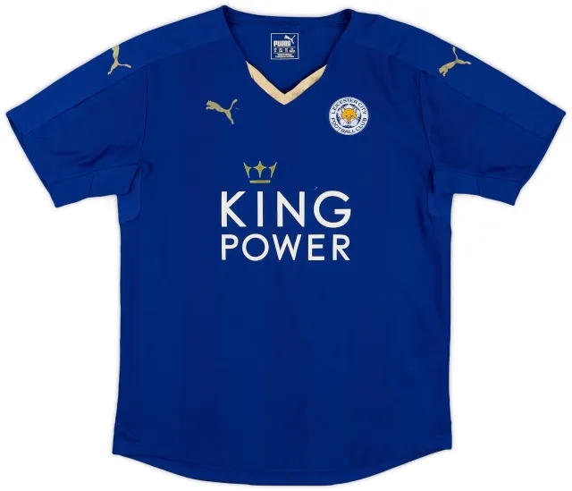 Puma 2015-16 Leicester Home Shirt - 7/10 - (XL.Boys)