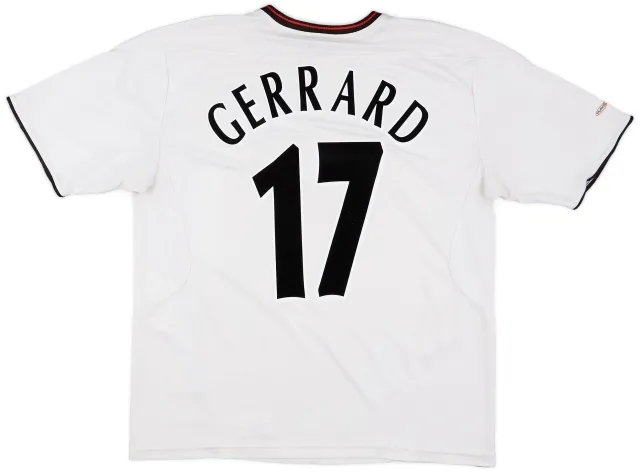 Reebok 2003-04 Liverpool Away Shirt Gerrard #17 - 6/10 - (L)