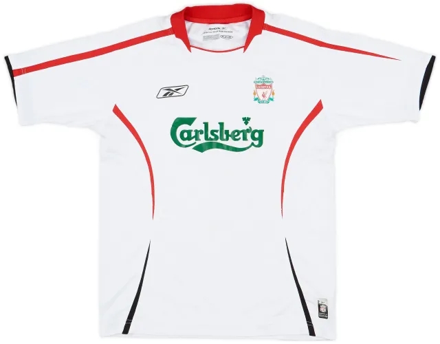 Reebok 2005-06 Liverpool Away Shirt - 5/10 - (L.Boys)