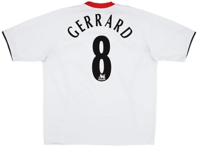 Reebok 2005-06 Liverpool Away Shirt Gerrard #8 - 6/10 - (XL)