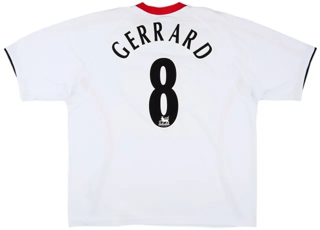 Reebok 2005-06 Liverpool Away Shirt Gerrard #8 - 7/10 - (XXL)