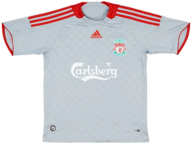 adidas 2008-09 Liverpool Away Shirt - 8/10 - (L.Boys)
