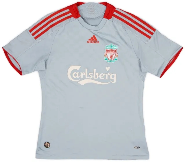 adidas 2008-09 Liverpool Away Shirt - 5/10 - (XL.Boys)