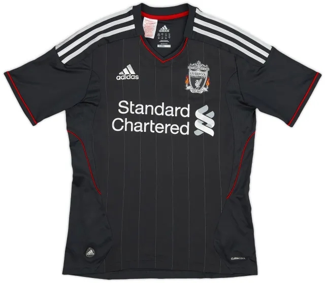 adidas 2011-12 Liverpool Away Shirt - 8/10 - (L.Boys)