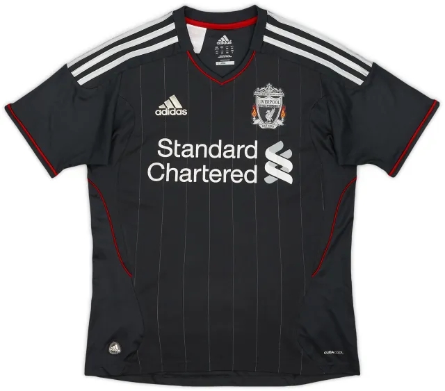 adidas 2011-12 Liverpool Away Shirt - 9/10 - (L.Boys)