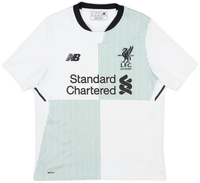 NewBalance 2017-18 Liverpool Away Shirt - 7/10 - (L.Boys)